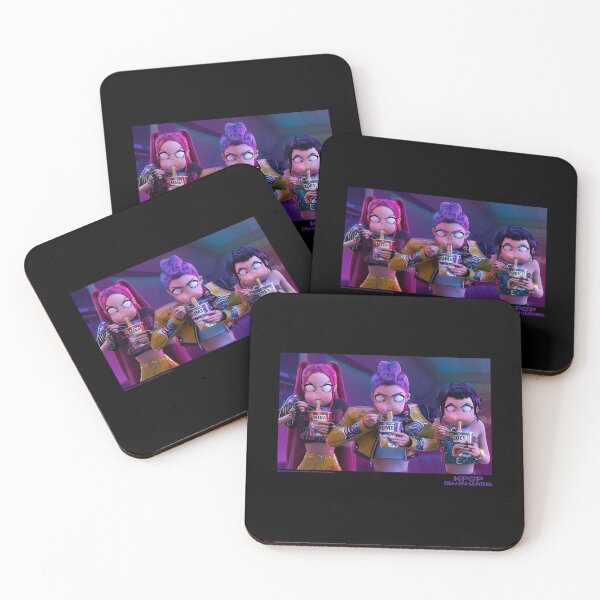 Item preview, Kpop Demon Hunters Halloween Mira Rumi Zoey Eating Ramyeon designed and sold by SantoAtti.