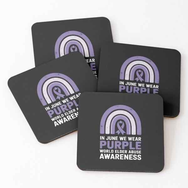 Item preview, In June We Wear Purple World Elder Abuse Awareness Premium designed and sold by procionartss.