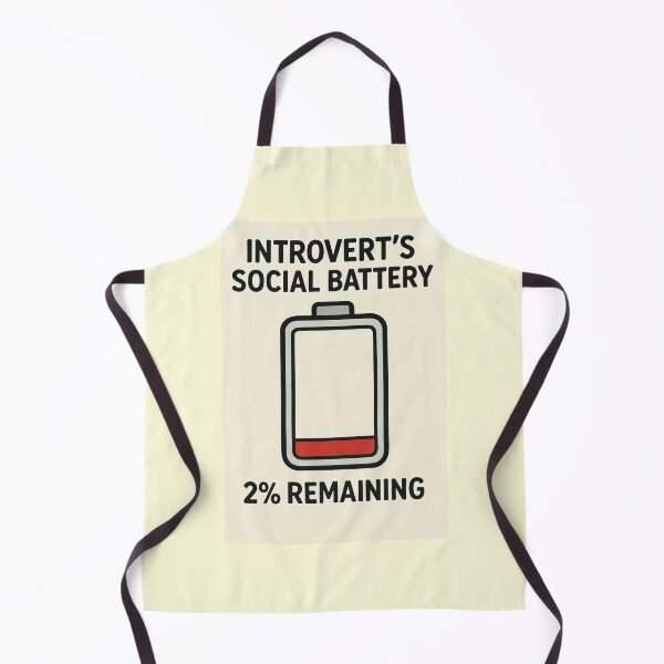 Item preview, Introvert Social Battery 2% designed and sold by PeodeesCrazy.