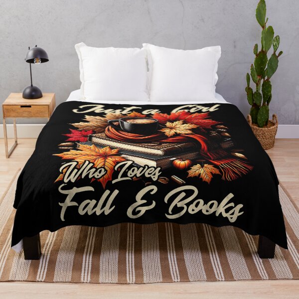 Item preview, Just A Girl Who Loves Fall And Books designed and sold by DesireeAngela1.