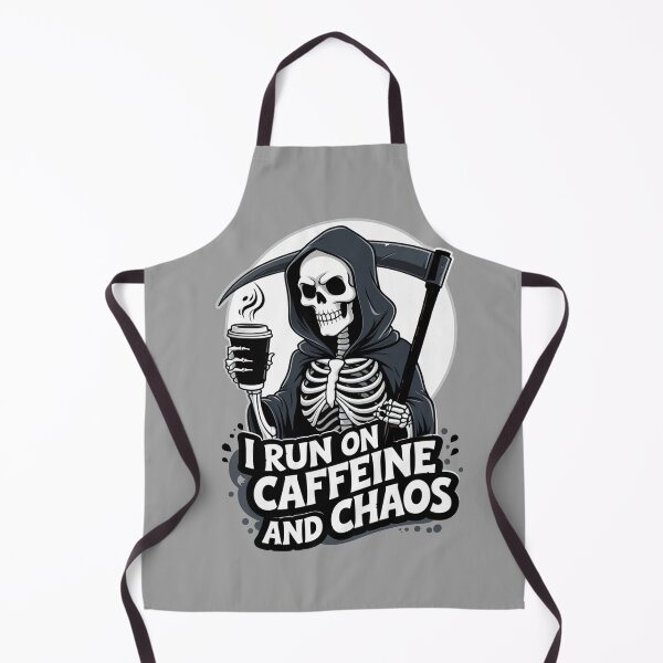 Item preview, Grim Reaper Coffee Skeleton Artwork designed and sold by Skulls & Calaveras.