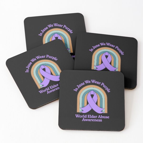 Item preview, In June, We Wear Purple World Elder Abuse Awareness Month 1 designed and sold by procionartss.