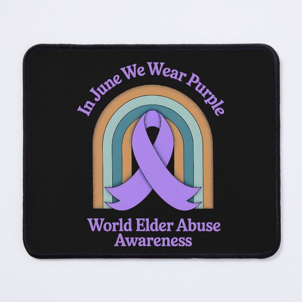 Item preview, In June, We Wear Purple World Elder Abuse Awareness Month 1 designed and sold by procionartss.