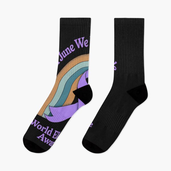 Item preview, In June, We Wear Purple World Elder Abuse Awareness Month 1 designed and sold by procionartss.