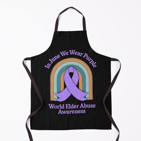 Item preview, In June, We Wear Purple World Elder Abuse Awareness Month 1 designed and sold by procionartss.