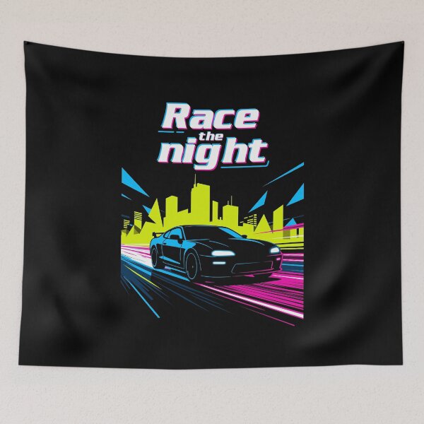 Item preview, Race The Night Street Racing Car — Neon Skyline JDM Turbo Enthusiast  designed and sold by RAS-77.