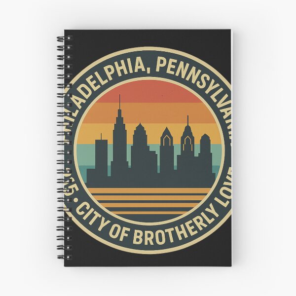 Item preview, Philadelphia 215 – Retro Skyline Badge designed and sold by Laughprints.