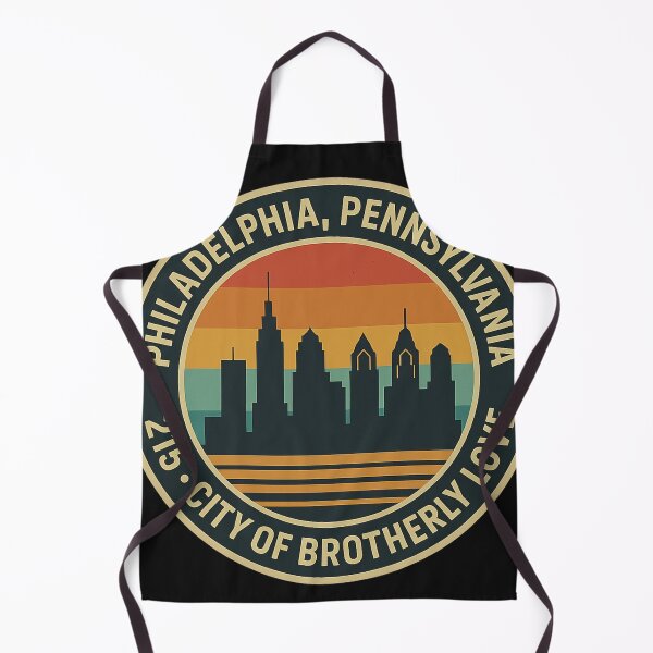 Item preview, Philadelphia 215 – Retro Skyline Badge designed and sold by Laughprints.
