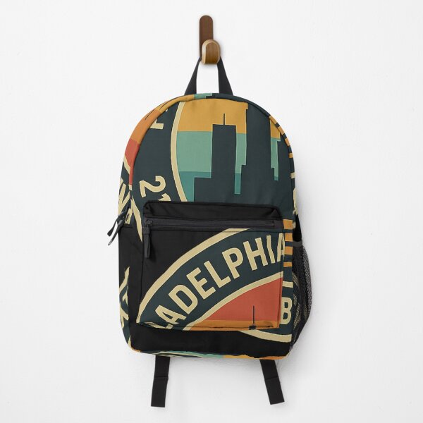 Item preview, Philadelphia 215 – Retro Skyline Badge designed and sold by Laughprints.