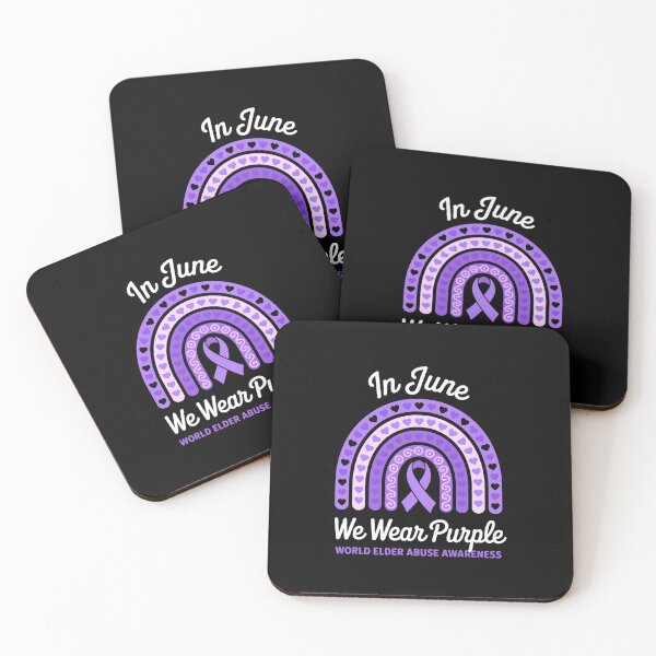 Item preview, In June, We Wear Purple World Elder Abuse Awareness Month 5 designed and sold by procionartss.
