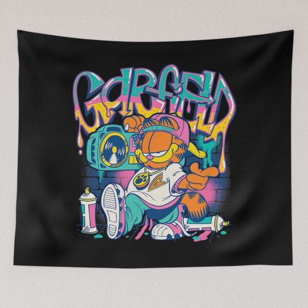 Item preview, Garfield Graffiti Street Art Cat Retro Urban Style Design designed and sold by SantoAtti.