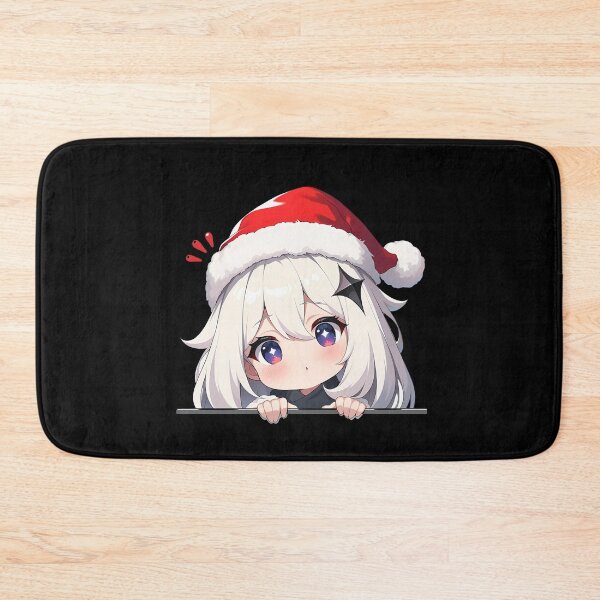 Item preview, Paimon Genshin Impact Game Chibi Kawaii Christmas Peeker Little Girl Holiday Anime designed and sold by Raslbazola.