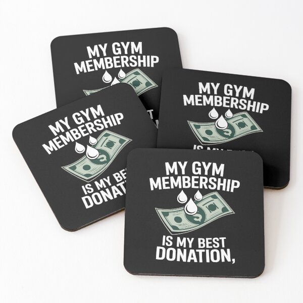 Item preview, My Gym Membership is My Best Donation designed and sold by velltoons.