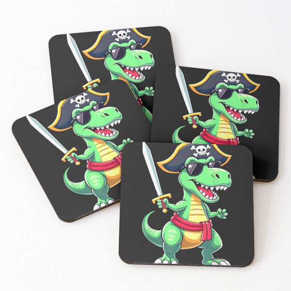Item preview, Art Family Pirate Funny Pirate Dinosaur For birthday party decoration designed and sold by MOHAMED FRASER.