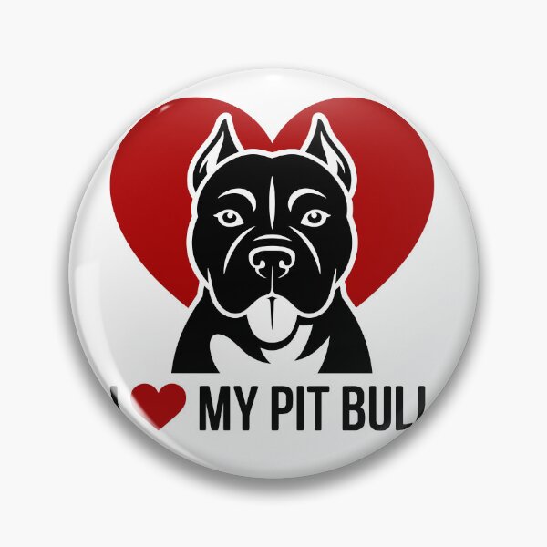 Item preview, I Love My Pit Bull designed and sold by theartfulaspie.