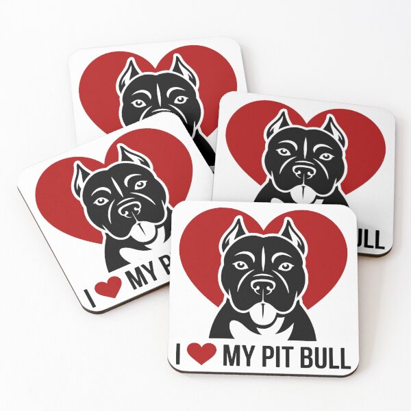 Item preview, I Love My Pit Bull designed and sold by theartfulaspie.
