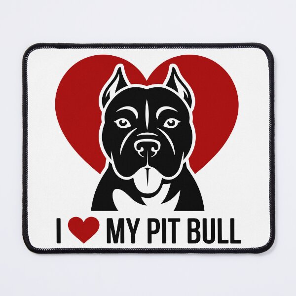 Item preview, I Love My Pit Bull designed and sold by theartfulaspie.