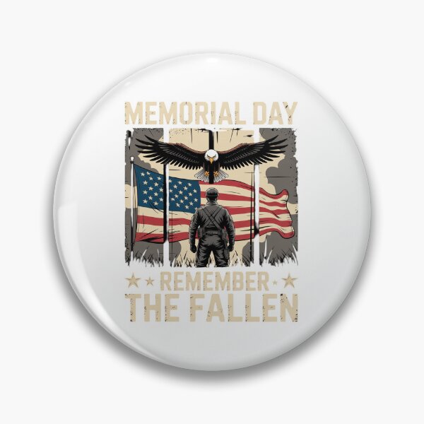 Item preview, Memorial Day Vintage Remember The Fallen Father'S Day Brush   designed and sold by HeinzanoWeno.