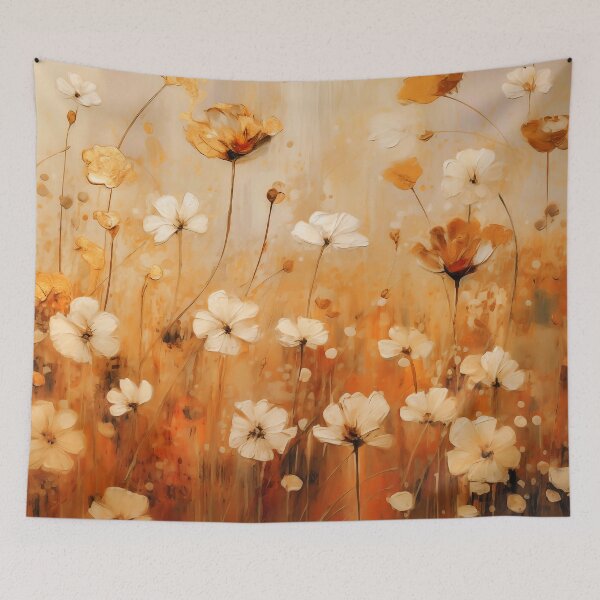 Item preview, Modern Contemporary Warm Earth Tone Hues Garden Flowers  designed and sold by DEC02.