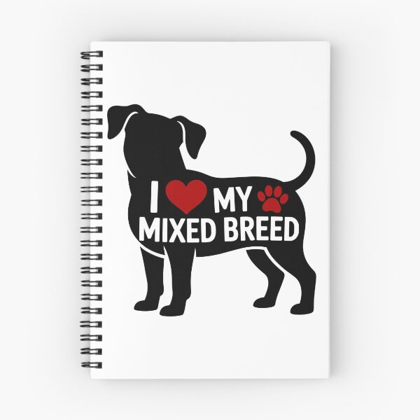 Item preview, I Love My Mixed Breed designed and sold by theartfulaspie.