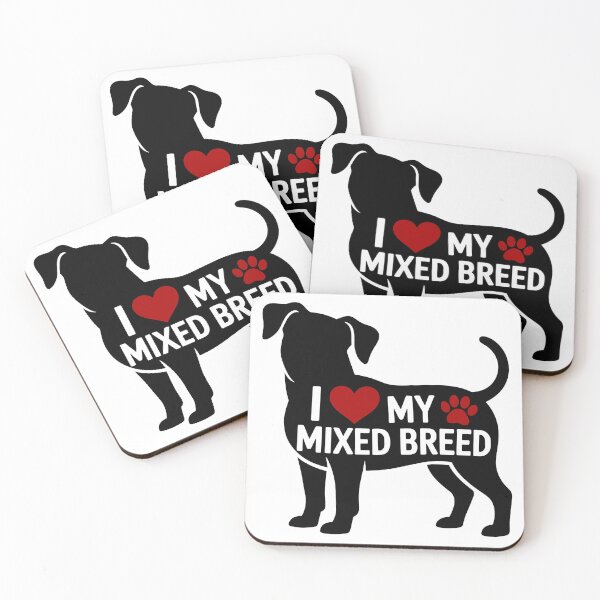 Item preview, I Love My Mixed Breed designed and sold by theartfulaspie.