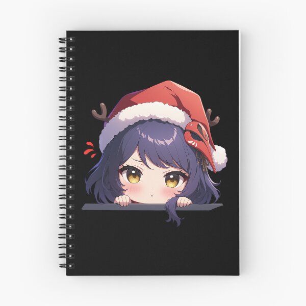 Item preview, Kujou Sara Genshin Impact Game Chibi Kawaii Christmas Peeker Anime Holiday Winter Spirit designed and sold by Raslbazola.