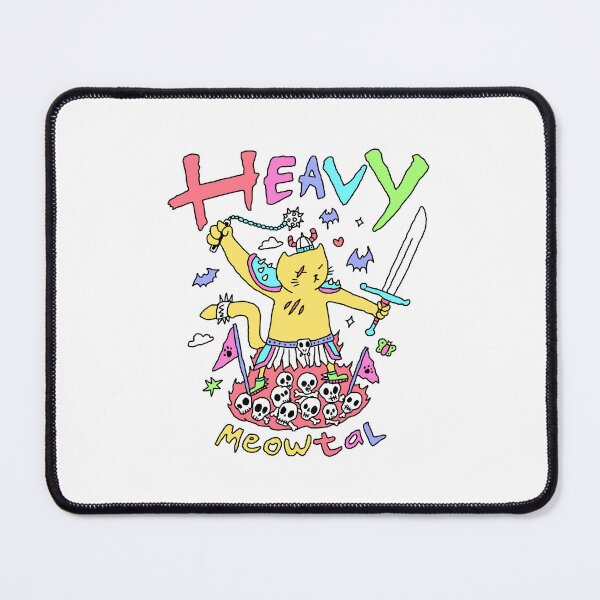 Item preview, Heavy Meowtal designed and sold by Quilimo Studio.
