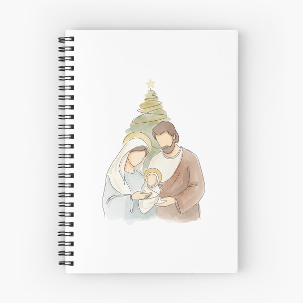 Item preview, Minimalist Nativity Holy Family with Christmas tree designed and sold by Seeds of Change.
