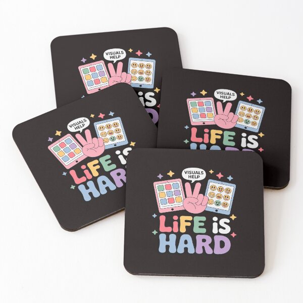 Item preview, Life Is Hard Visuals Help Therapist Applied Behavior designed and sold by RopboxRone.
