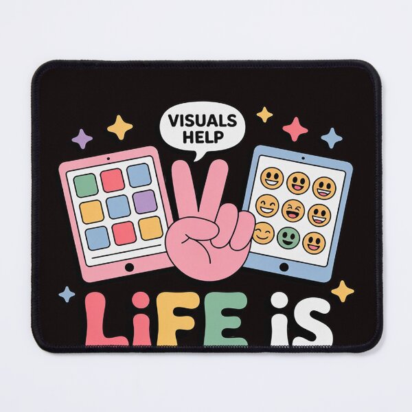 Item preview, Life Is Hard Visuals Help Therapist Applied Behavior designed and sold by RopboxRone.