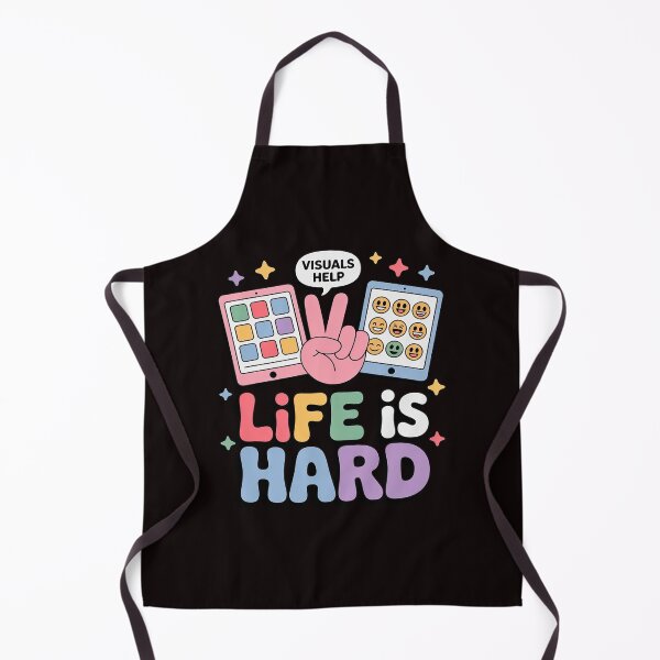 Item preview, Life Is Hard Visuals Help Therapist Applied Behavior designed and sold by RopboxRone.
