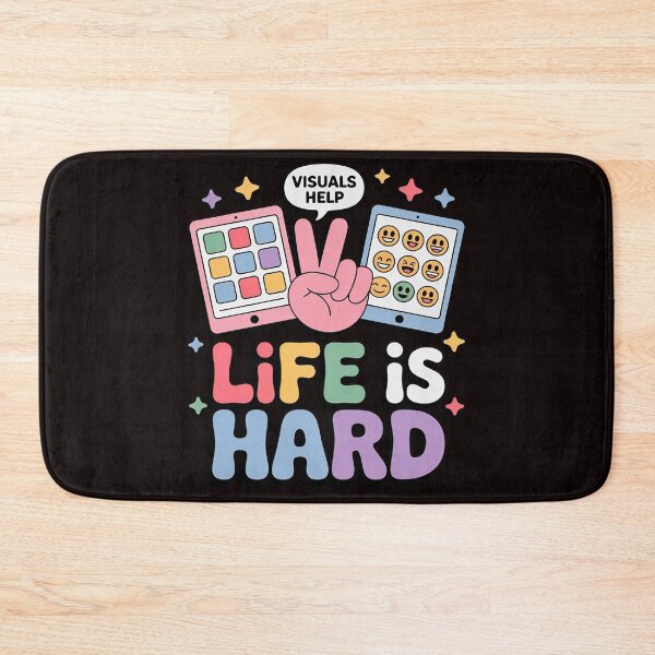 Item preview, Life Is Hard Visuals Help Therapist Applied Behavior designed and sold by RopboxRone.
