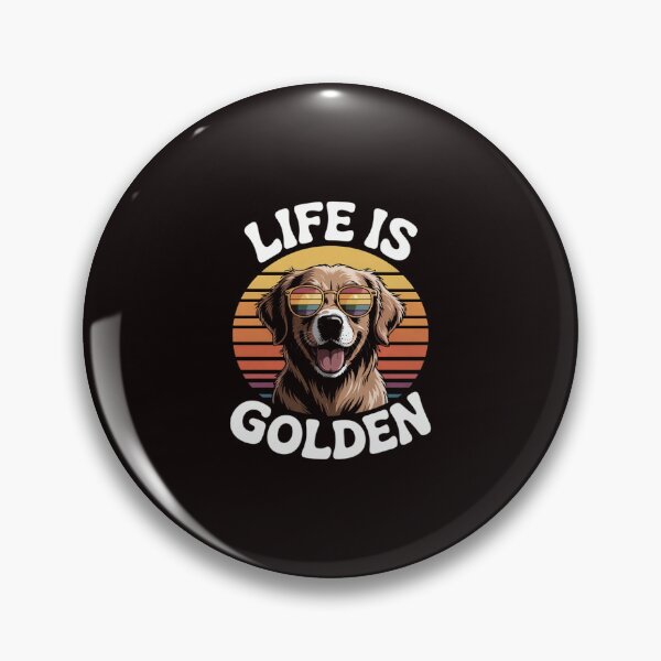 Item preview, Life Is Golden Golden Retriever Gifts Dog designed and sold by RopboxRone.