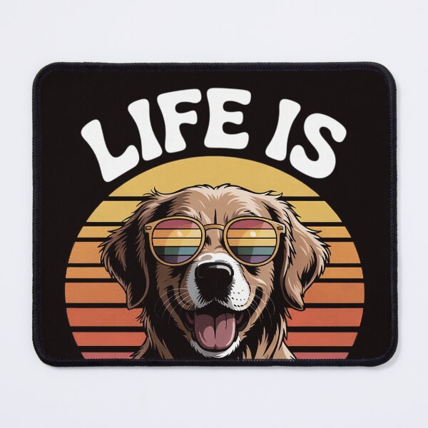 Item preview, Life Is Golden Golden Retriever Gifts Dog designed and sold by RopboxRone.
