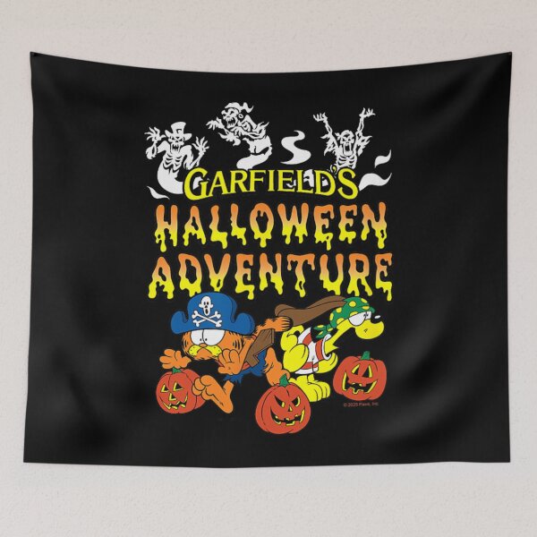 Item preview, Garfield Halloween Adventure Cartoon Funny Spooky Design designed and sold by pellamfeferr.