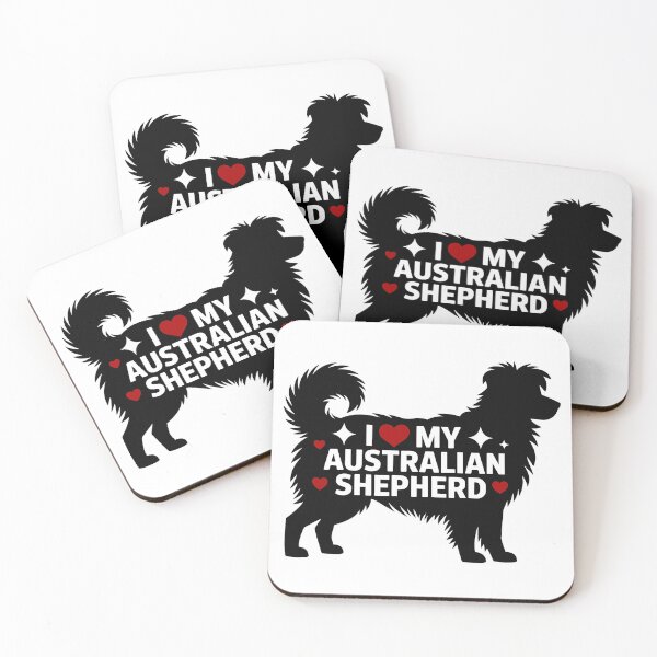 Item preview, I Love My Australian Shepherd designed and sold by theartfulaspie.