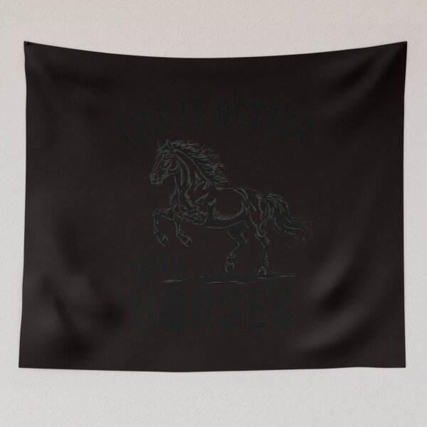 Item preview, Life Is Better With Horses Horseback Riding designed and sold by RopboxRone.