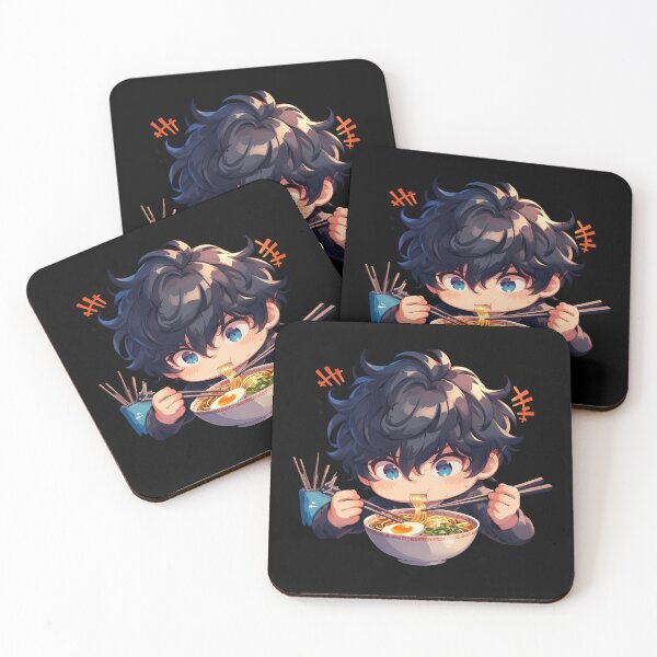 Item preview, Ren Amamiya Persona 5 Game Anime Kawaii Ramen Energetic Chibi Flavor Bowl designed and sold by Raslbazola.