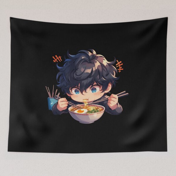 Item preview, Ren Amamiya Persona 5 Game Anime Kawaii Ramen Energetic Chibi Flavor Bowl designed and sold by Raslbazola.