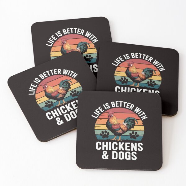Item preview, Life Is Better With Chickens & Dogs Women Girls Farmer designed and sold by RopboxRone.