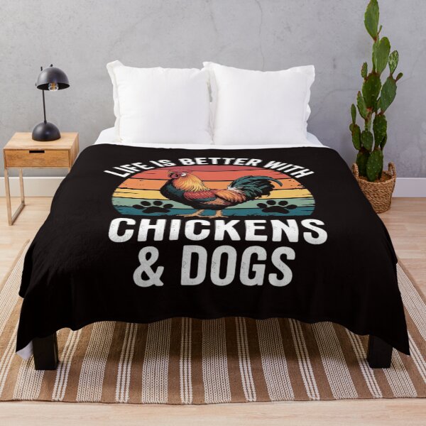 Item preview, Life Is Better With Chickens & Dogs Women Girls Farmer designed and sold by RopboxRone.