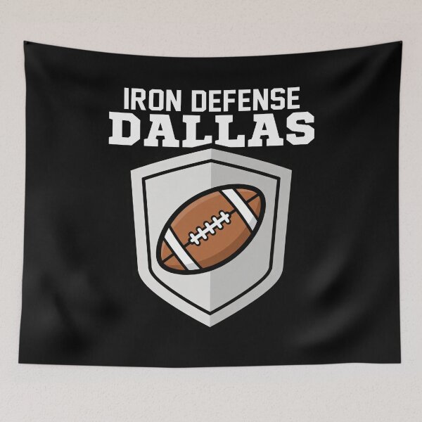 Item preview, DALLAS IRON DEFENSE | Texas Shield Football Design | Strong Defense Gridiron Tee designed and sold by KEF Custom.