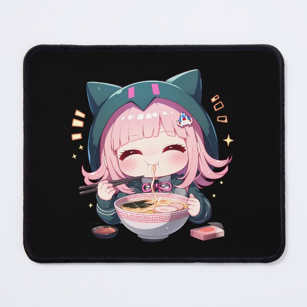 Item preview, Chiaki Nanami Danganronpa Anime Girl Kawaii Ramen Cute Gamer Chibi Warm designed and sold by Raslbazola.