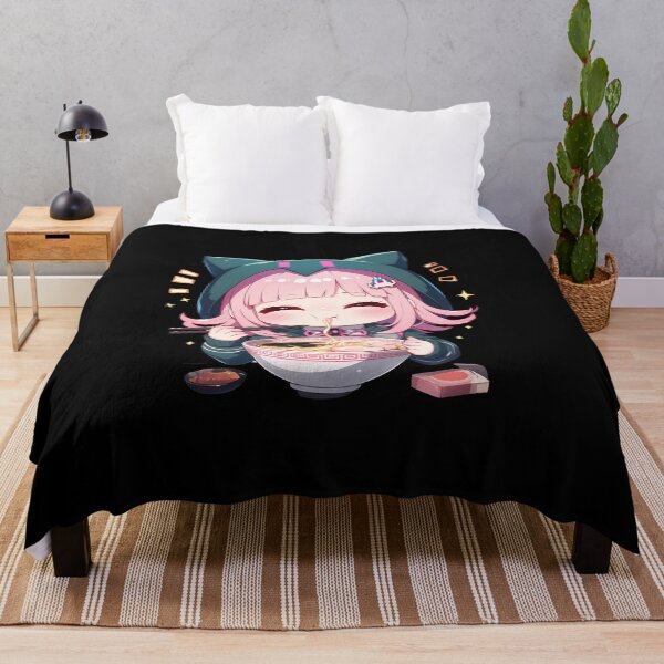 Item preview, Chiaki Nanami Danganronpa Anime Girl Kawaii Ramen Cute Gamer Chibi Warm designed and sold by Raslbazola.