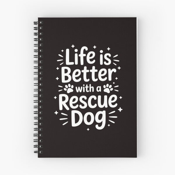Item preview, Life is Better With a Rescue Dog Cute Dog Lover Quote Saying designed and sold by RopboxRone.