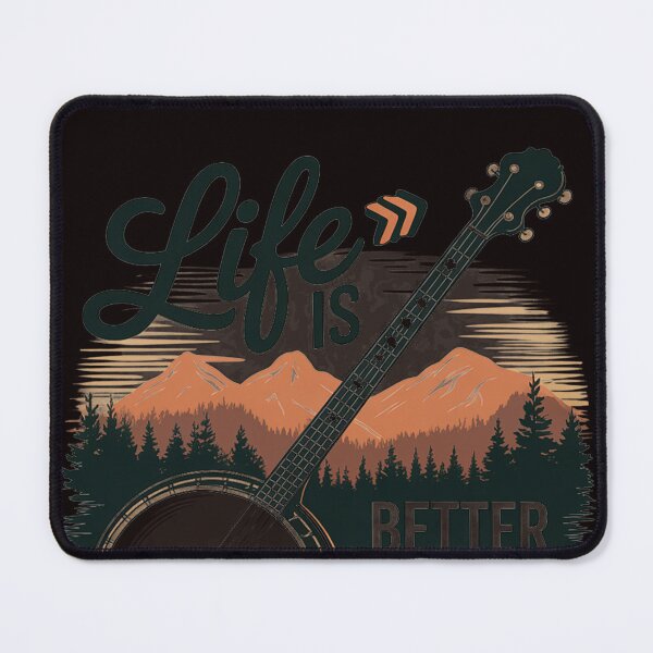 Item preview, Life Is Better With Bluegrass - Banjo Player Musician designed and sold by RopboxRone.