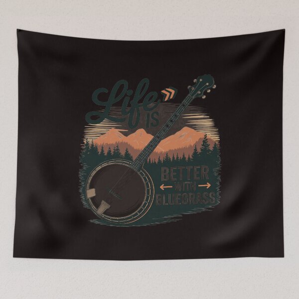 Item preview, Life Is Better With Bluegrass - Banjo Player Musician designed and sold by RopboxRone.