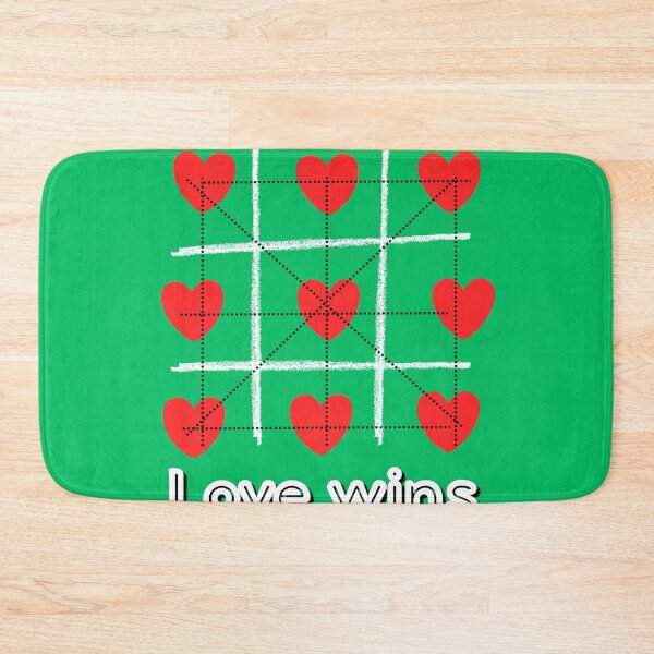 Item preview,  Tic-tac-toe of hearts. LGBT Colors designed and sold by studio468.