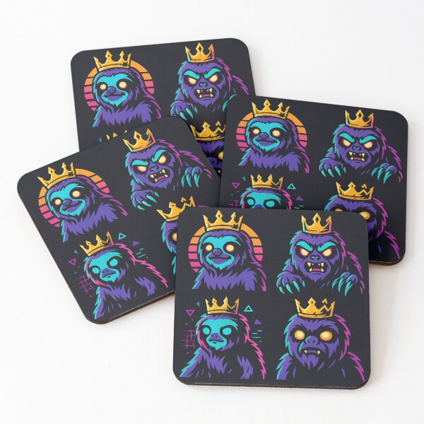 Item preview, Creepy Core Sloth King Lazy Monster Jungle Animal designed and sold by Spank My Yeti.