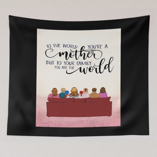 Item preview, Home is Where My Mama is Poster, Mom and 6 Grand Daughter Son Customize designed and sold by haianh123.